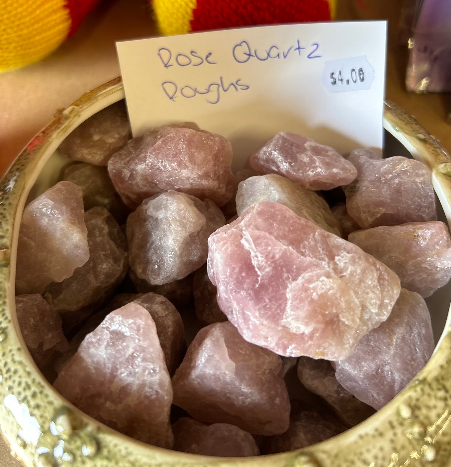 Raw Rose Quartz