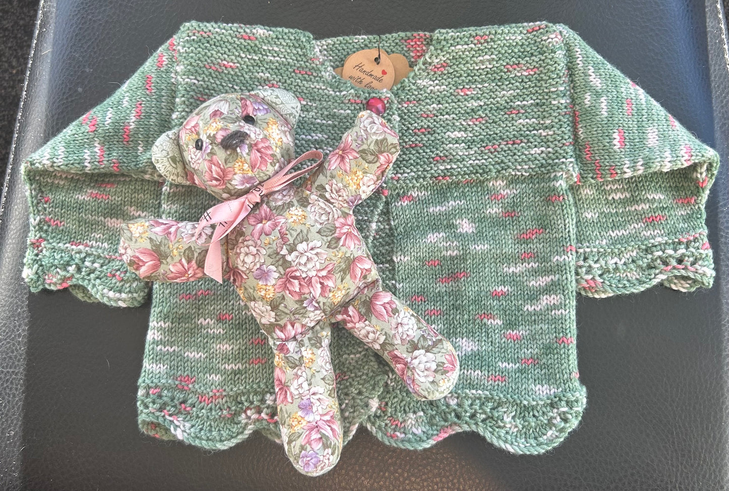 Merino Cardigan and Teddy set