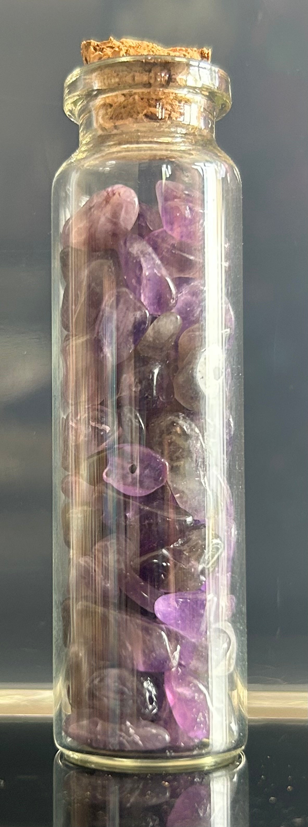 Amethyst Chip Bottles