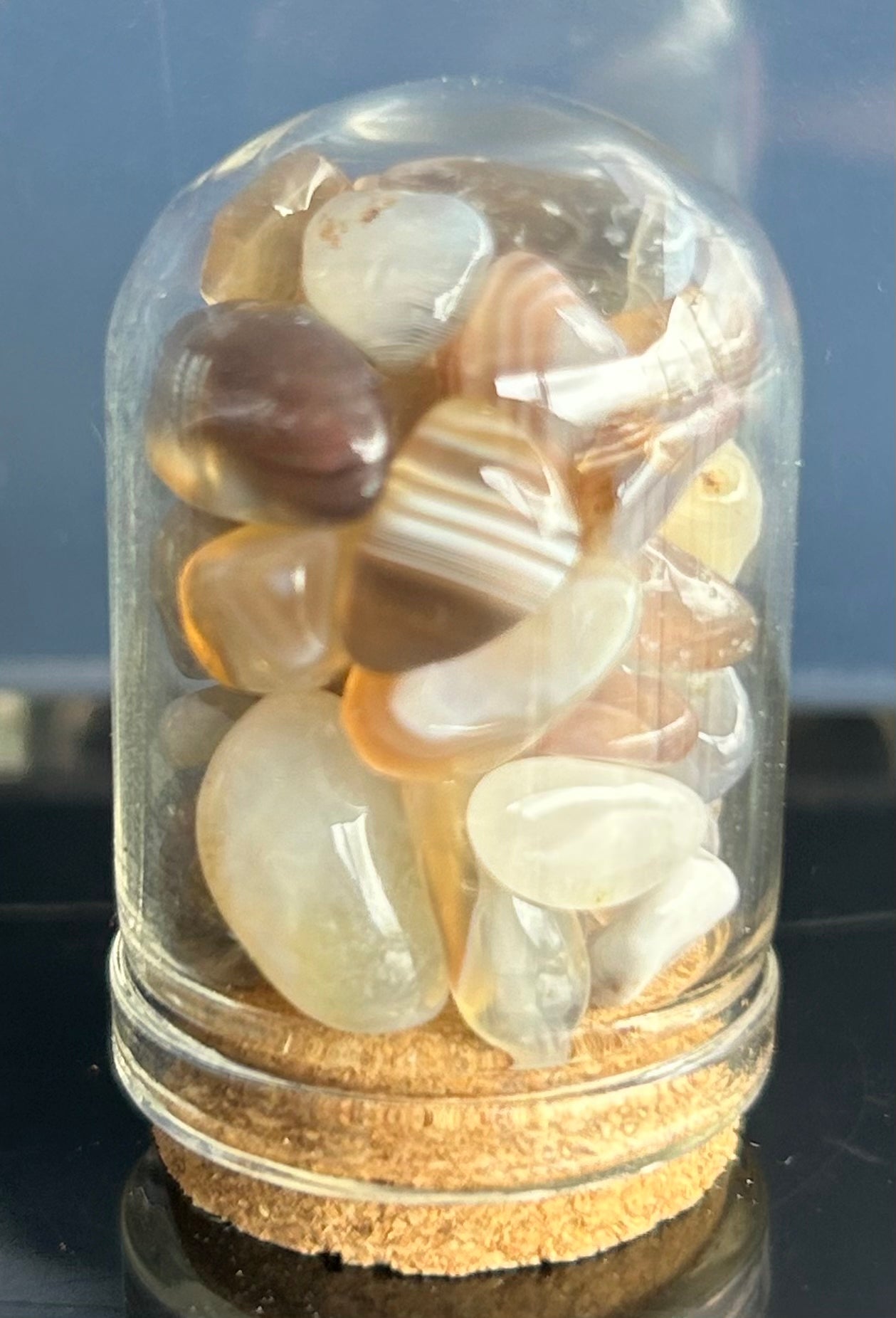 Botswana Agate Chip Bottle