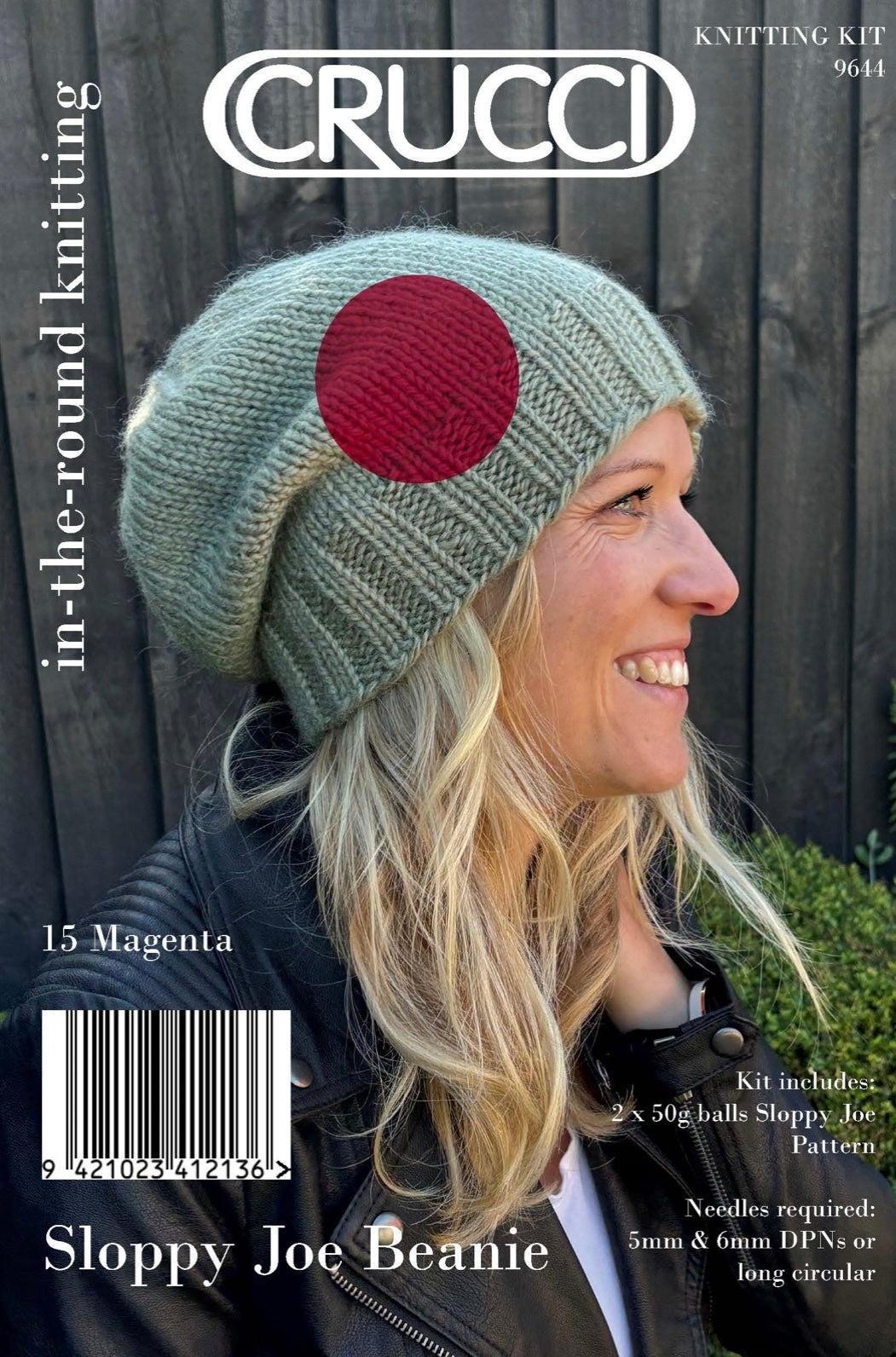 Sloppy Joe Slouchy Beanie Knitting Kit