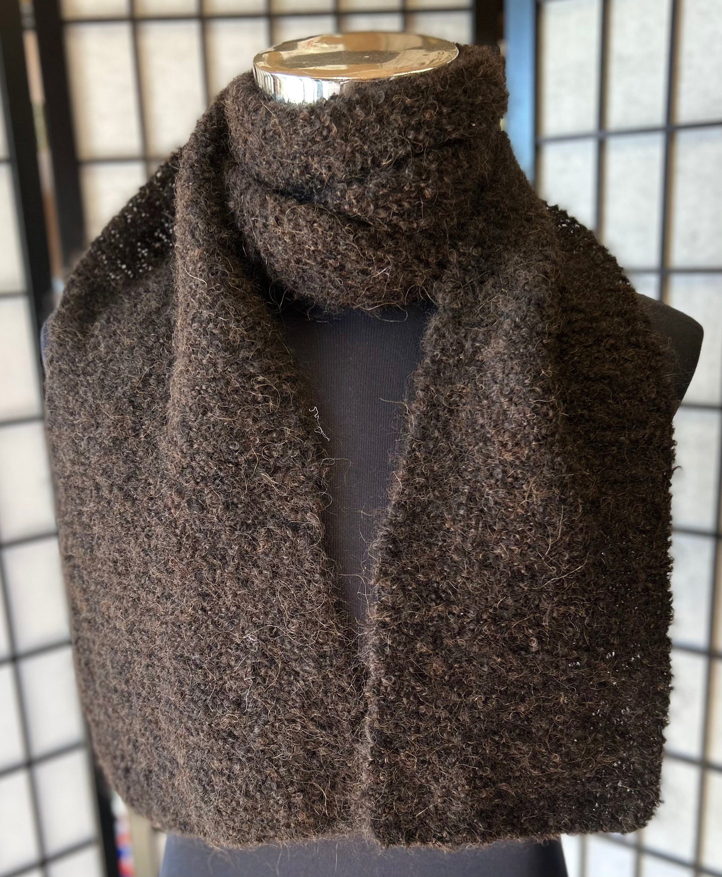 Alpaca Boucle Scarf