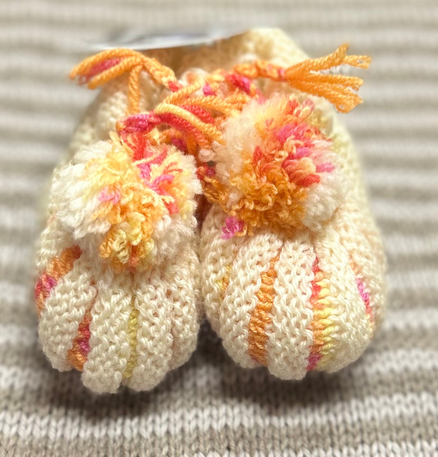 Pumpkin style booties
