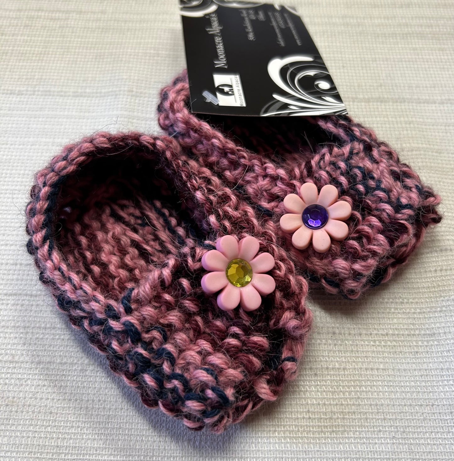 Alpaca Open Toe Booties