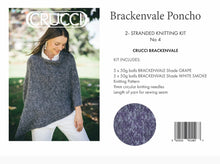 Load image into Gallery viewer, 2-Stranded Poncho Knitting Kit

