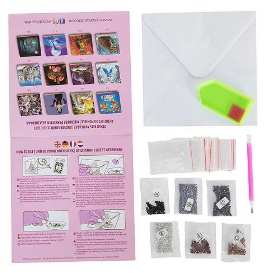 D.I.Y Crystal Card Kit