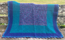 Load image into Gallery viewer, Large crochet Merino Blanket

