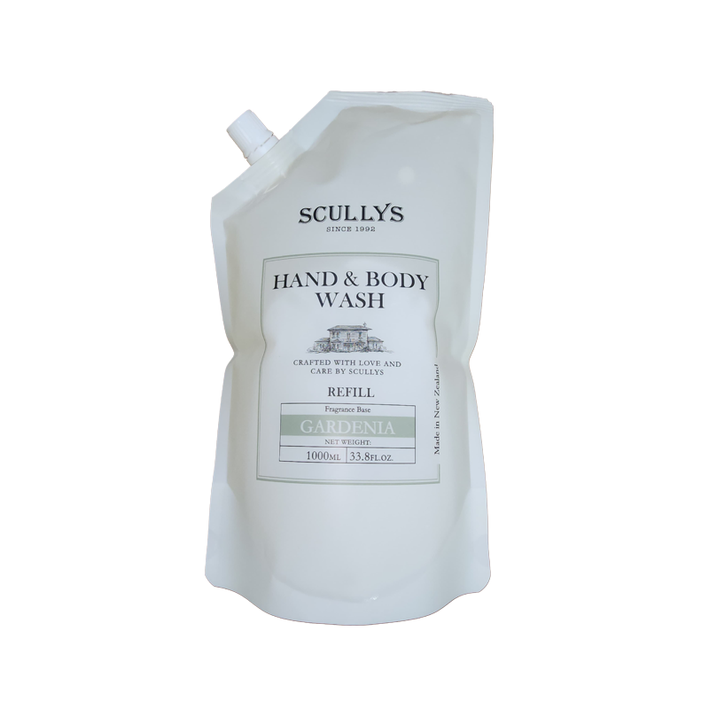 White Gardenia Hand & Body Wash Refill Pouch