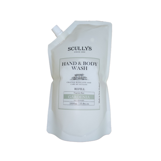 White Gardenia Hand & Body Wash Refill Pouch