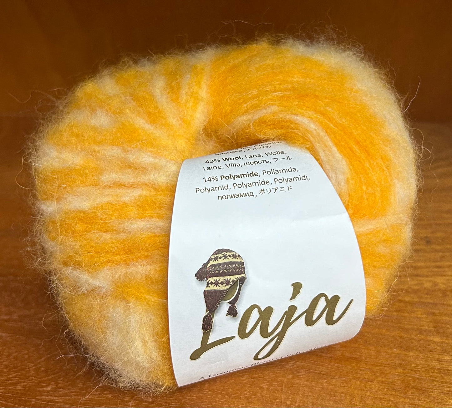 LAJA ALPACA/WOOL/POLYAMIDE AIR BLOWN YARN