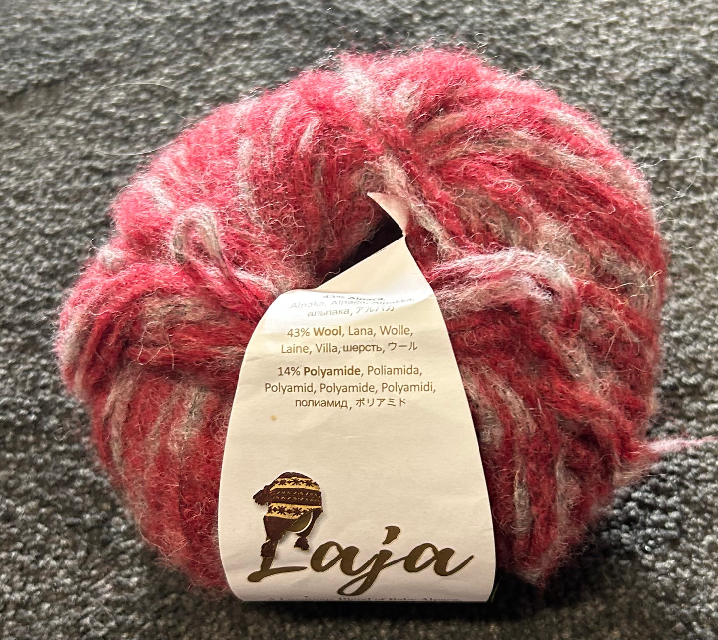 LAJA ALPACA/WOOL/POLYAMIDE AIR BLOWN YARN