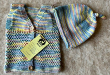 Load image into Gallery viewer, Handknit Vest and Hat set
