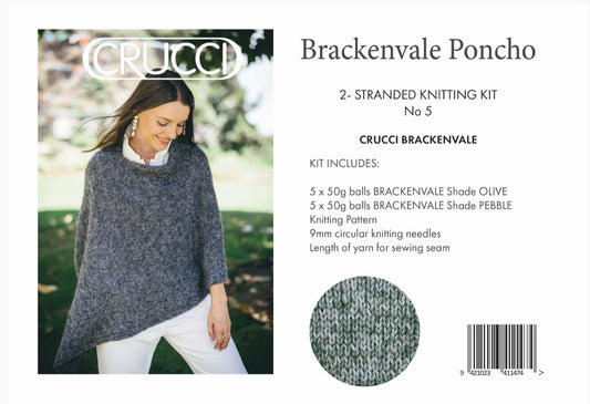 2-Stranded Poncho Knitting Kit