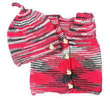Load image into Gallery viewer, Handknit Vest and Hat set
