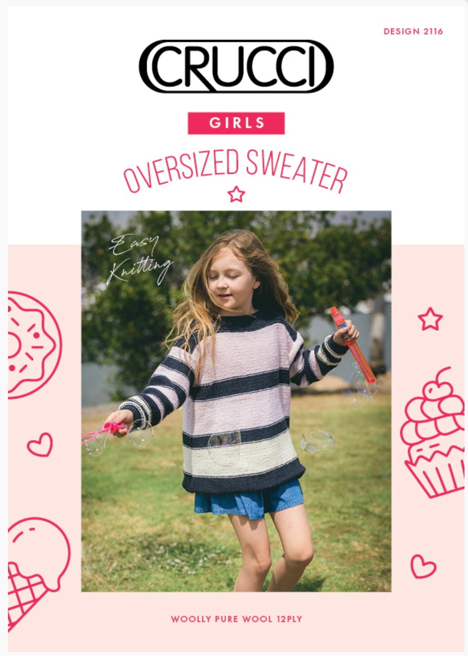 Girls Oversized Sweater