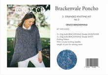 Load image into Gallery viewer, 2-Stranded Poncho Knitting Kit
