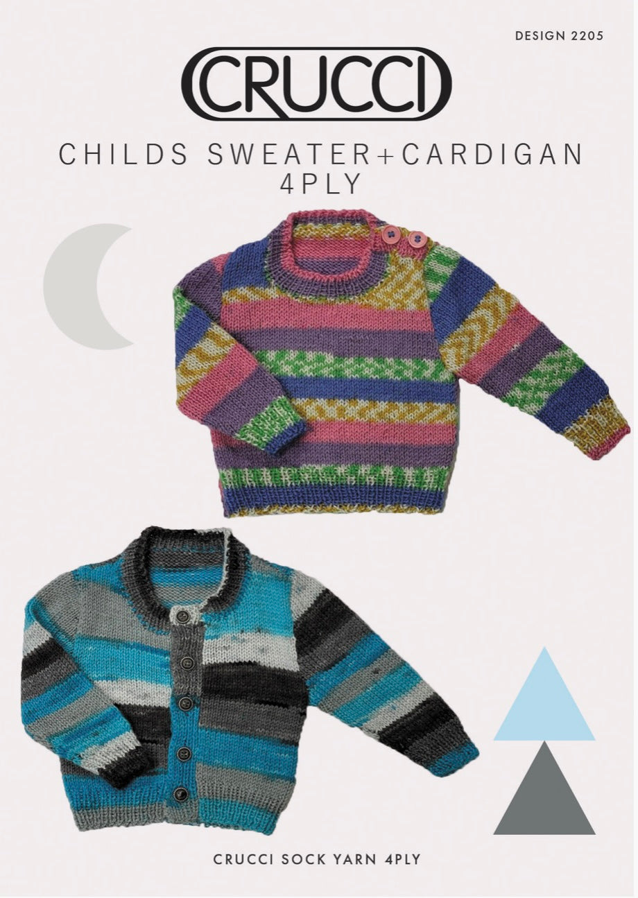 Child Sweater + Cardigan