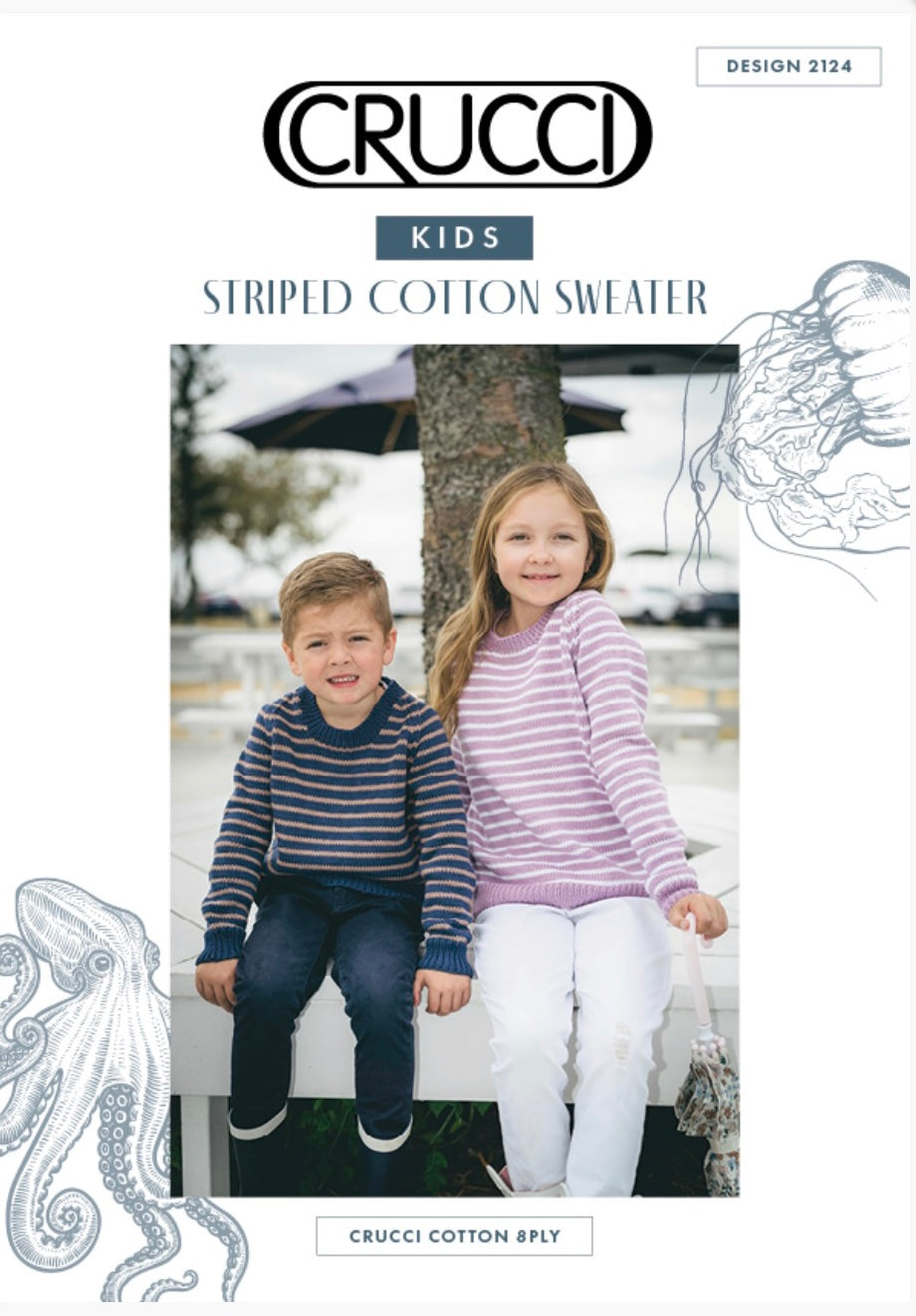 Kids Striped Cotton Sweater