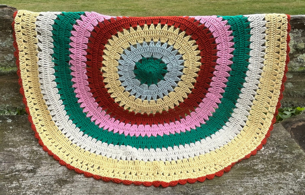 Round Crochet Blanket